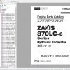 Hitachi Excavator Series 6 ZX6 2021 6.35GB Technical Manual Part Catalog Circuit Diagram DVD 13