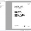 Hitachi Excavator UH 3.52GB Parts Catalog and Service Manual PDF DVD 4