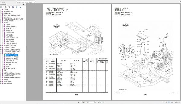 Hitachi Hydraulic Excavator ZX60C 5A Parts Catalog PAFGB0 1 1 ENJP 3