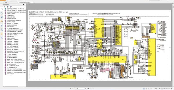 Hitachi Mining Excavator EX 2021 10.9GB PDF Parts Catalog Technical Manual Workshop Manual Circuit Diagram DVD 7