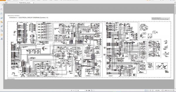 Hitachi Rigid Dump Truck EH 2021 Technical Manual Part Catalog Circuit Diagram DVD 8