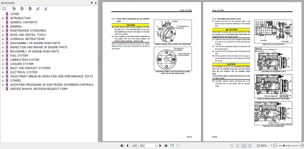 Hitachi S6R Diesel Engine Manual KM 926E 03 32