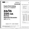 Hitachi ZX360H 5A ZX360K 5A Engine Parts Catalog 1