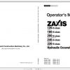 Hitachi Zaxis 200 5 Class ZX210 5A ZX210LC 5A Operators Manual 1
