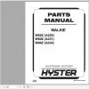 Hyster Electric Motor Hand Trucks A229 W65Z Parts Manual 1479554 1