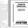 Hyster Electric Motor Hand Trucks A282 C80ZHD A373 C60ZHD Parts Manual 4092807 1