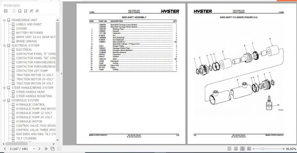 Hyster Electric Motor Hand Trucks A454 W20 40XTC Parts Manual 897977 3