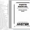 Hyster Electric Motor Hand Trucks B495 W25ZA2 W30ZA2 Parts Manual 1692612 1