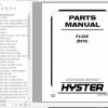 Hyster Electric Motor Hand Trucks B978 P2.0SE Parts Manual 4061497 1