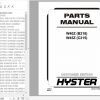 Hyster Electric Motor Hand Trucks C215 W45Z Parts Manual 1499818 1