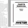 Hyster Electric Motor Hand Trucks C230 B60ZAC Parts Manual 4096116 1