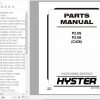 Hyster Electric Motor Hand Trucks C439 P2.0S Parts Manual 1567001 1