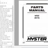 Hyster Electric Motor Hand Trucks D215 W50Z Parts Manual 1615061 1