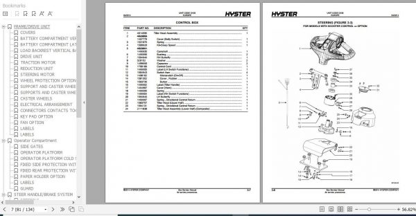 Hyster Electric Motor Hand Trucks D439 P2.0S Parts Manual 4020150 3