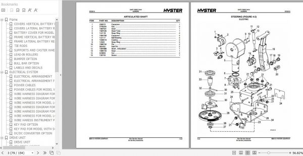 Hyster Electric Motor Hand Trucks D444 LO2.0 LO2.0L Parts Manual 1699704 3