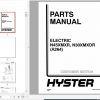 Hyster Electric Motor Narrow Aisle Trucks A264 N30XMXDR N45XMXR Parts Manual 1