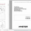 Hyster Electric Motor Narrow Aisle Trucks A463 C1.01.3 V30XMU Parts Manual 1496272 1