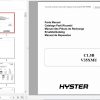 Hyster Electric Motor Narrow Aisle Trucks A464 C1.5B V35XMU Parts Manual 1496273 1