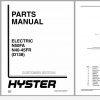 Hyster Electric Motor Narrow Aisle Trucks D138 N40 45FR N50FA Parts Manual 897431 1
