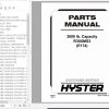 Hyster Electric Motor Narrow Aisle Trucks E174 R30XMS3 Parts Manual 4034625 1