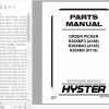 Hyster Electric Motor Narrow Aisle Trucks H118 R30XMF3 R30XMA3 R30XM3 Parts Manual 4031888 1