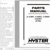 Hyster Electric Motor Rider K160 J1.5.XNT J1.6XNT J1.8XNT J2.0XNT Europe Trucks Parts Manual 1674207 1