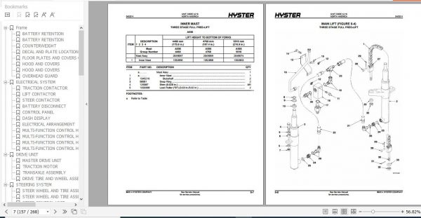 Hyster Electric Motor Rider Trucks A219 E30 40HSD Parts Manual 1495939 4