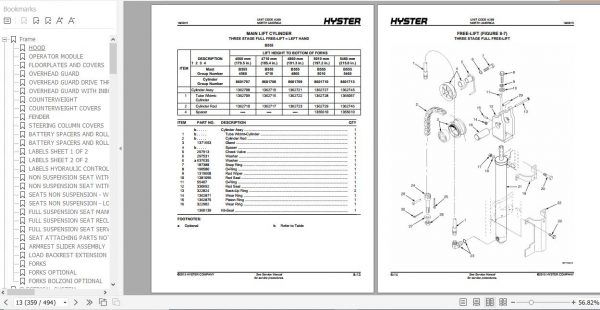 Hyster Electric Motor Rider Trucks A269 E30 40XN Parts Manual 4025337 3