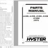 Hyster Electric Motor Rider Trucks A970 J4.0XN J4.5XNJ5.0XNJ5.0XN6J5.5XN6 Europe Parts Manual 5 1