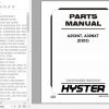 Hyster Electric Motor Rider Trucks D203 A25XNT A30NXT Parts Manual 4091698 1
