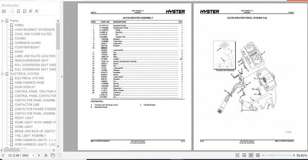 Hyster Electric Motor Rider Trucks E114 E1.50XM E1.75XM E2.00XM E2.00XMS Europe Parts Manual 1552145 3
