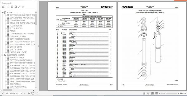 Hyster Electric Motor Rider Trucks J160 J1.60XMT 2.00XMT Europe Parts Manual 1556469 3