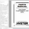 Hyster Forklift Truck A214 H14.00 18.00XM 12 12EC Parts Manual 1452617 2