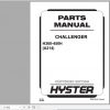 Hyster Forklift Truck A214 H360 400H 450H Parts Manual 2