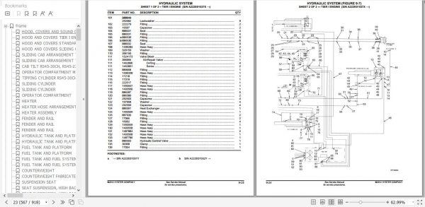 Hyster Forklift Truck A222 RS45 27IH 30CHRS46 30IH 33CH 33IH 36CH Parts Manual 897858 5