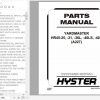 Hyster Forklift Truck A227 HR45 25 31 36L 40LS 40S Parts Manual 1470226 2