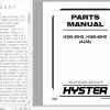 Hyster Forklift Truck A238 H360 36HD H360 48HD Parts Manual 4097502 1