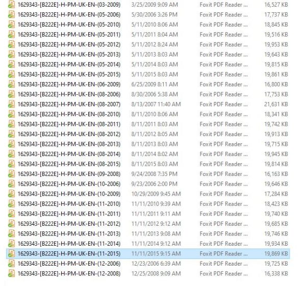 Hyster Forklift Truck B222 RS45 27CH RS46 41LSCH RS45 24IH RS46 38LSIH Europe Parts Manual 1629343 4