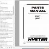 Hyster Forklift Truck B267 S50CT Parts Manual 4120776 1