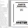 Hyster Forklift Truck B274 H50CT Parts Manual 4120805 1