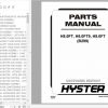 Hyster Forklift Truck B299 H8.0FT H8.0FT9 H9.0FT Europe Parts Manual 4053648 1