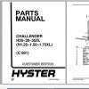 Hyster Forklift Truck C001 H25 30 35XL H1.25 1.50 1.75XL Parts Manual 599977 1