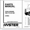 Hyster Forklift Truck C005 H60 70 80 90C Parts Manual 599018 1