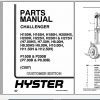 Hyster Forklift Truck C007 H150H H275H H7.00HS H12.50H P150B P200B Parts Manual 599794 1