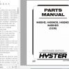 Hyster Forklift Truck C236 H400HD H400HDS H450HD H450HDS Parts Manual 4119341 1