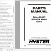Hyster Forklift Truck D001 H25XM H30XM H35XMH40XM H40XMS Parts Manual 897536 1