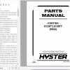 Hyster Forklift Truck D024 S135FTS155FT Parts Manual 1652512 1