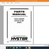 Hyster Forklift Truck E008 H20.00 32.00F Europe Parts Manual 897459 1