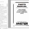 Hyster Forklift Truck E019 H13.00 16.00XM 6 H10.00 12.00XM 12EC Europe Parts Manual 1494701 1
