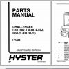 Hyster Forklift Truck F003 H40 60JS Parts Manual 599894 1